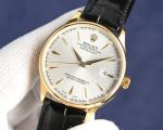 Rolex Datejust 3235 Movement 40mm 316L Steel Arrow Markers White/Gold Face Watch